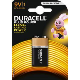 Pile 9V Duracell 6LR61 : Puissance Fiable pour Appareils Intenses
