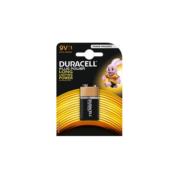 Pile 9V Duracell 6LR61 : Puissance Fiable pour Appareils Intenses
