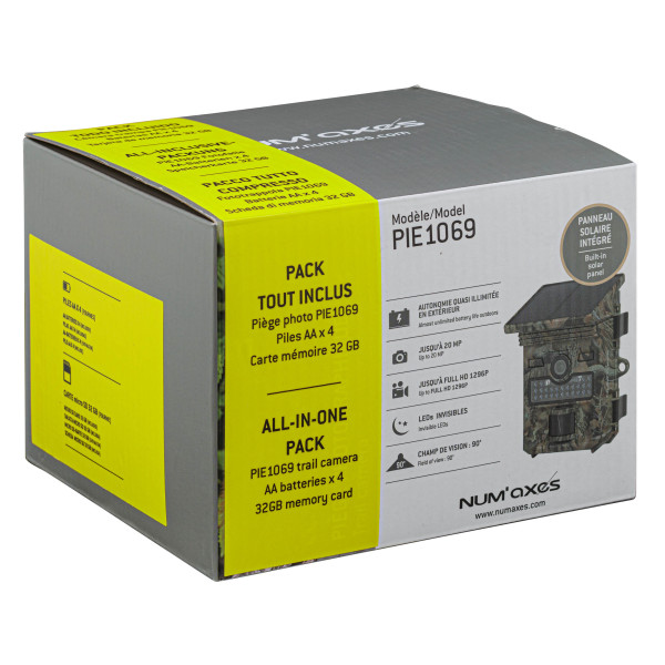 Piège Photo Num'Axes PIE1069 : Énergie Solaire et Haute Résolution