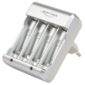 Chargeur Piles AA/AAA Ni-MH/Ni-Cd - Recharge Rapide et Sûre