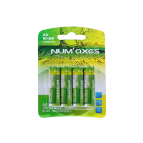 Piles Rechargeables AA 2600 mAh : Puissance et Économie Durables