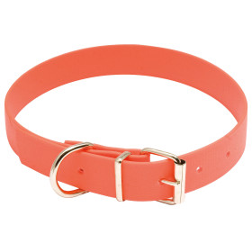 Collier Biothane orange fluo : confort et sécurité pour votre chien