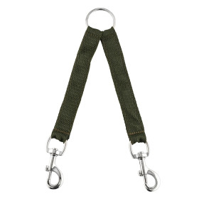 Accouple Nylon Vert : Promenez Deux Chiens en Toute Simplicité