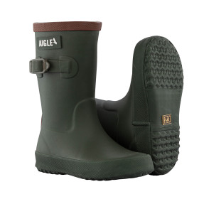 Bottes Enfants Perdrix 2 Kaki : Adhérence et Confort Inégalés