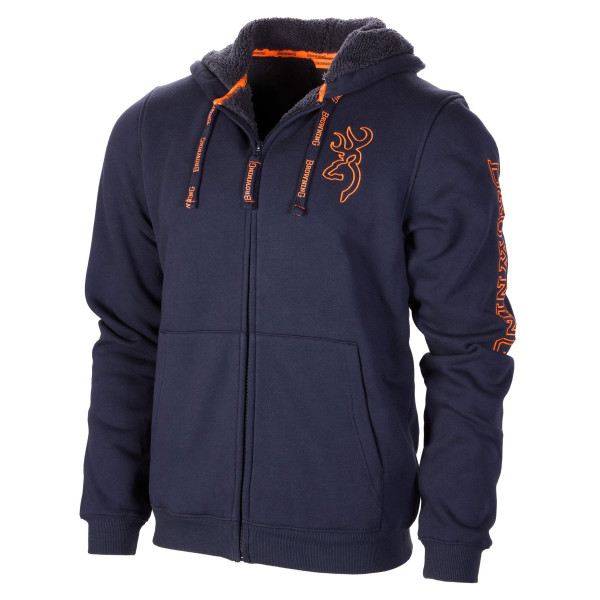 Sweatshirt Browning Bleu : Chaleur et Liberté pour Chasseurs