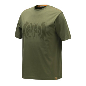 T-shirt Beretta Trident Olive : Élégance et Confort en Coton