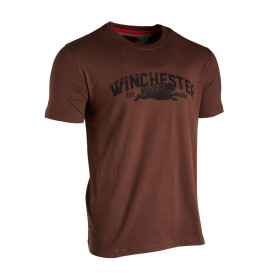 T-shirt Winchester Brun Vermont : Élégance et Confort pour Chasseurs
