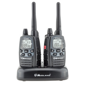 Talkies-walkies G7 PRO Midland : Portée 12 km et Mains Libres