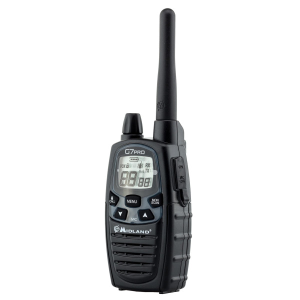 Talkies-walkies G7 PRO Midland : Portée 12 km et Mains Libres