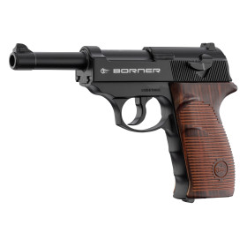 Pistolet CO2 BORNER C41 P38 : Puissance et Précision en 4.5mm