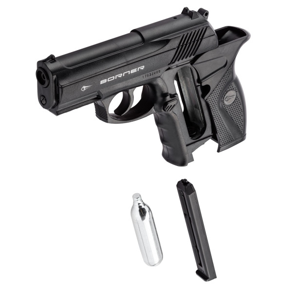 Pistolet CO2 BORNER C11 4.5mm : Puissance et Précision Fiable