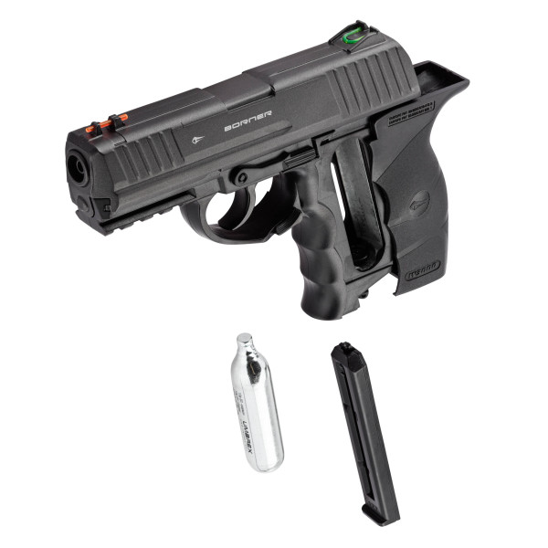 Pistolet CO2 BORNER W3000M 4.5mm : Puissance et Précision Réalistes