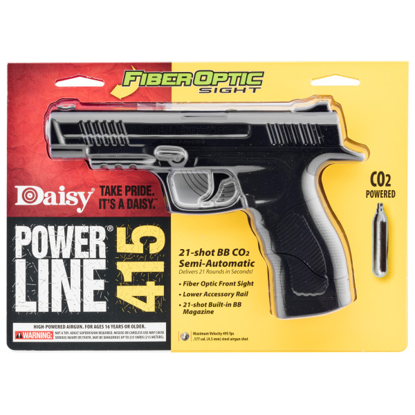 Pistolet DAISY 415 CO2 : Puissance et Précision en 21 Coups