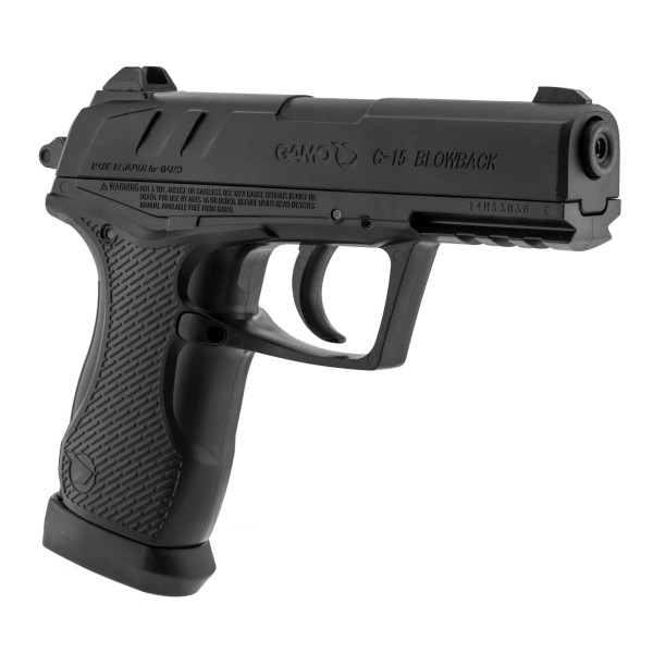 Pistolet CO2 GAMO C15 : Précision et Réalisme en 4,5 mm