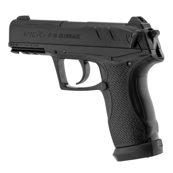 Pistolet CO2 GAMO C15 : Précision et Réalisme en 4,5 mm
