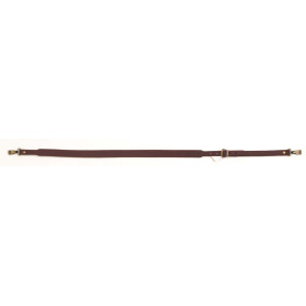 Bretelle en cuir 25 mm avec mousquetons pour arme ajustable