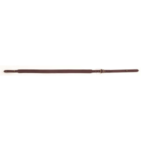Bretelle en cuir 25 mm réglable pour fusil à bouton