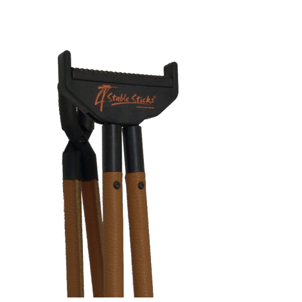 Canne Ultimate Cuir : Stabilité Légère pour Chasseurs 160-185 cm