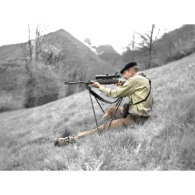 Canne Sit Stick : Stabilité Légère pour Tir Assis ou à Genou
