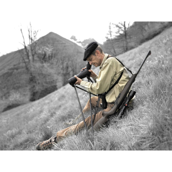 Canne Sit Stick : Stabilité Légère pour Tir Assis ou à Genou