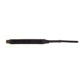 Cartouchière 2OT Marron Cuir, 20 Tubes Calibre 12, Réglable