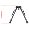 Bipied Carbone 9-13.5" Grenadiere, Rail Weaver, Hauteur Ajustable