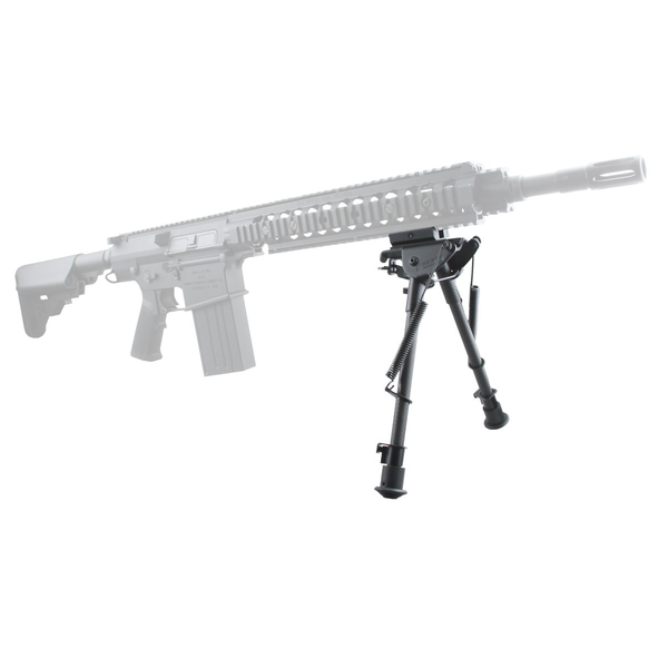 Bipied Carbone 9-13.5" Grenadiere, Rail Weaver, Hauteur Ajustable