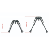 Bipied 6-9 Carbon Grenadiere : Léger, Réglable, Compatible Weaver