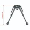 Bipied 6-9 Carbon Grenadiere : Léger, Réglable, Compatible Weaver