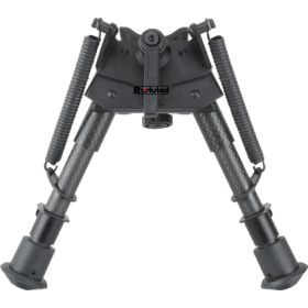 Bipied 6-9" Carbone Picatinny, Léger et Réglable pour Tir Précis