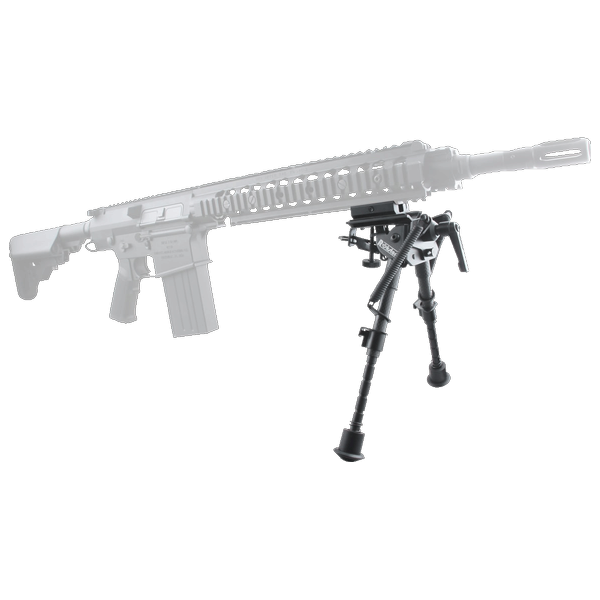 Bipied 6-9" Carbone Picatinny, Léger et Réglable pour Tir Précis