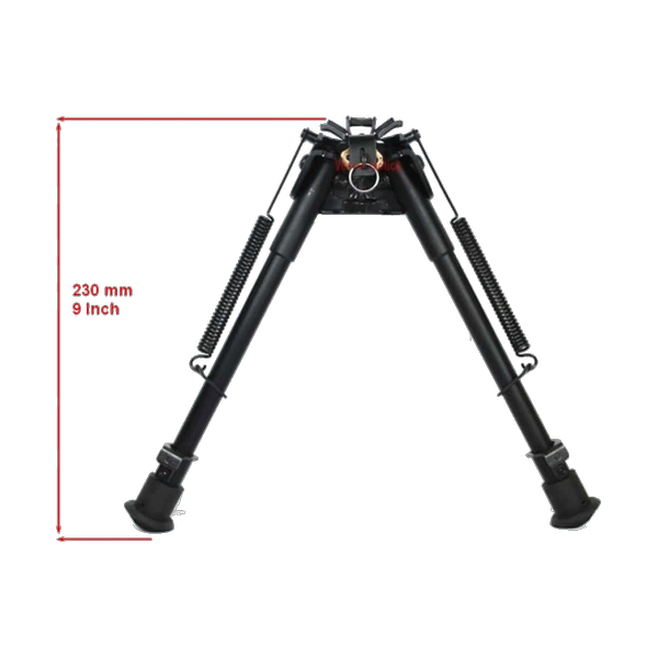 Bipied 9-13.5" Rail Weaver, Réglable 11 Niveaux, Aluminium 6061-T6