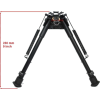 Bipied 9-13.5" Rail Weaver, Réglable 11 Niveaux, Aluminium 6061-T6