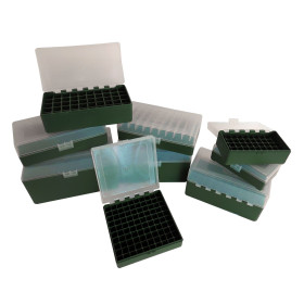 Boîte Munitions 222/223 - 50 Cartouches, Couvercle Transparent