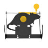 Cible Basculante Rat Pivotante - Acier Robuste pour Tir Extérieur