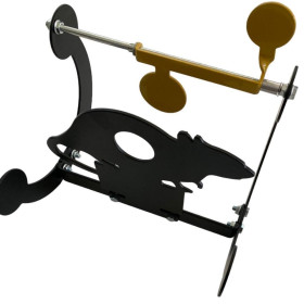 Cible Basculante Rat Pivotante - Acier Robuste pour Tir Extérieur