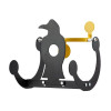 Cible Corbeau Pivotante en Acier - Plombs 4.5 mm, 20 Joules