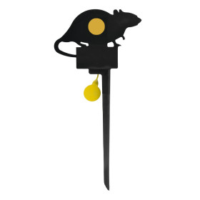 Cible Basculante Rat en Acier - Tir Précis Calibre 4.5 mm