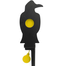 Cible Basculante Corbeau Acier, Plombs 4.5 mm, 20 Joules Max