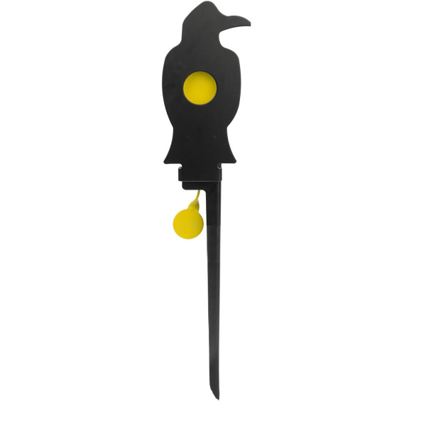 Cible Basculante Corbeau Acier, Plombs 4.5 mm, 20 Joules Max