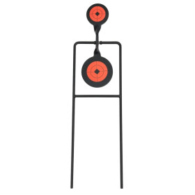 Cible rotative 30x30 cm en acier pour carabines PCP et .22LR