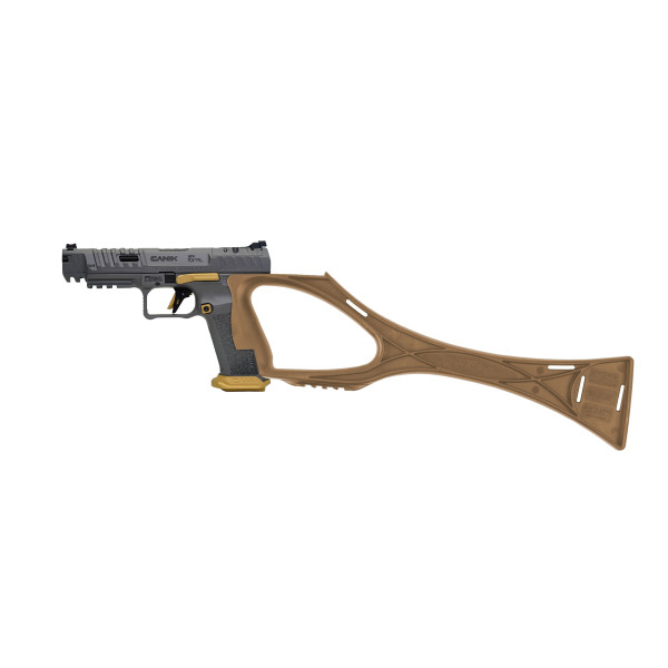 Crosse tactique Armbrace FDE pour Canik TP9 - Stabilité accrue