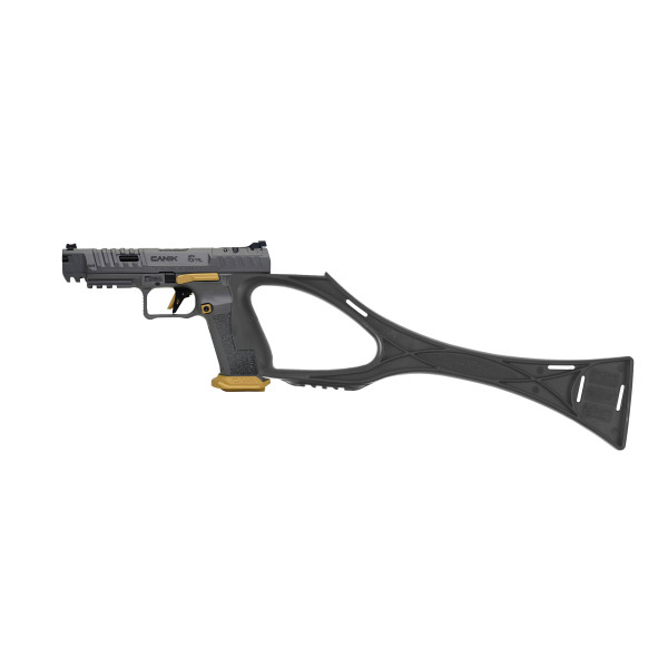 Crosse tactique Armbrace noire pour Canik TP9 avec rail Picatinny