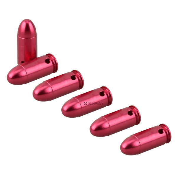 Douilles Entraînement .45 ACP x6 : Sécurité et Réalisme Anodisé