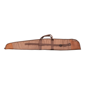 Fourreau Fusil 130 cm : Protection en Toile Marron et Cuir