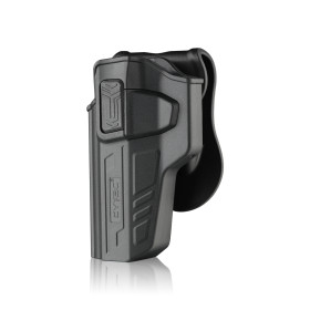 Holster Gaucher Beretta 92/92FS Noir - Polymère Résistant