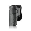 Holster Gaucher Beretta 92/92FS Noir - Polymère Résistant