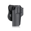Holster Gaucher Beretta 92/92FS Noir - Polymère Résistant