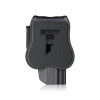 Holster Gaucher Beretta 92/92FS Noir - Polymère Résistant
