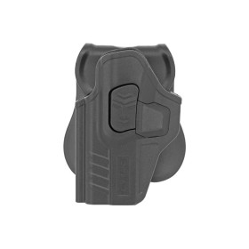 Holster Gaucher G19 G4 Noir : Sécurité et Confort Optimal